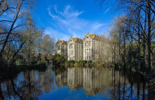 Het Prachtige Oude Gebouw Parque Dom Carlos Caldas Rainha Griekenland — Stockfoto