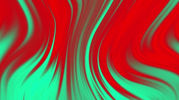 Akışkan Gradyan Canlandırma Arkaplanı Neon Renk Gradyanı Kırmızı Yeşil Soyut — Stok video