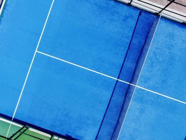 蓝田网球场的空中景观 — 图库照片