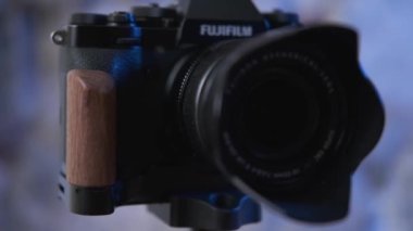 Fujifilm XT3 'ün HD görüntüleri, aynasız kamera görüntüsü Broll, fotoğraf ekipmanları
