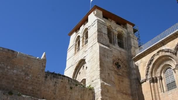 Église Saint Sépulcre Jérusalem Israël — Video