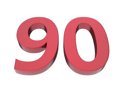 3d numara izole doku arkaplan oluşturucu