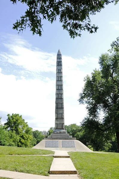 Μνημείο Εμφυλίου Πολέμου Των Ηνωμένων Πολιτειών Στο Δυτικό Κοιμητήριο Του — Φωτογραφία Αρχείου