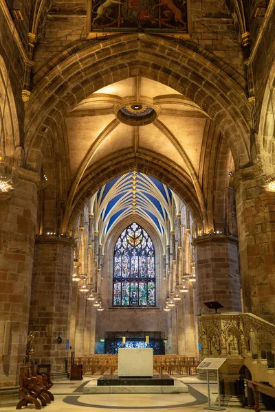 スコットランドのエディンバラにあるセント ジャイルズ大聖堂のロイヤルカラー — ストック写真