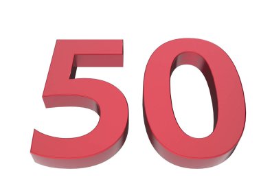 3d numara izole doku oluşturma arkaplan çizimi