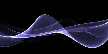 Güzel Dekoratif Tasarım Soyut Mor Dalga Arkaplanı