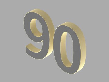 3d numara izole doku oluşturma arkaplan çizimi