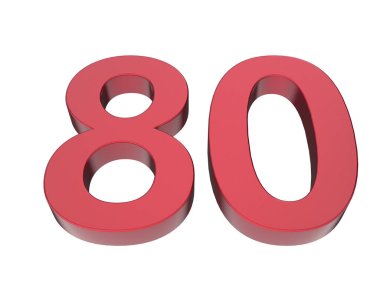 3d numara izole doku arkaplan oluşturucu