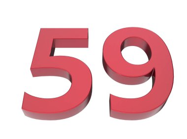 3d numara izole doku arkaplan oluşturucu