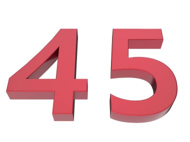 3d numara izole doku oluşturma arkaplan çizimi