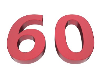 3d numara izole doku arkaplan oluşturucu