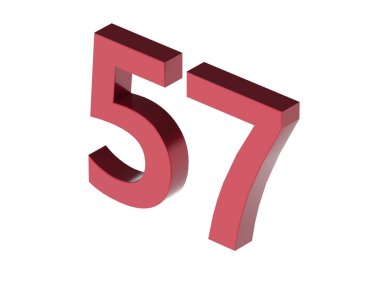 3d numara izole doku arkaplan oluşturucu