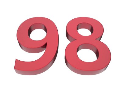 3d numara izole doku arkaplan oluşturucu