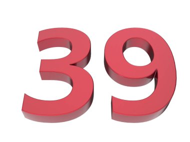 3d numara izole doku oluşturma arkaplan çizimi