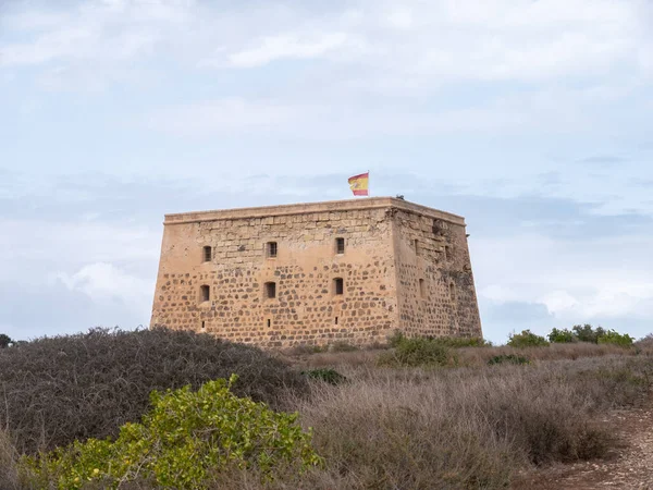 Історична Фортеця Острова Табарка Аліканте Іспанія — стокове фото