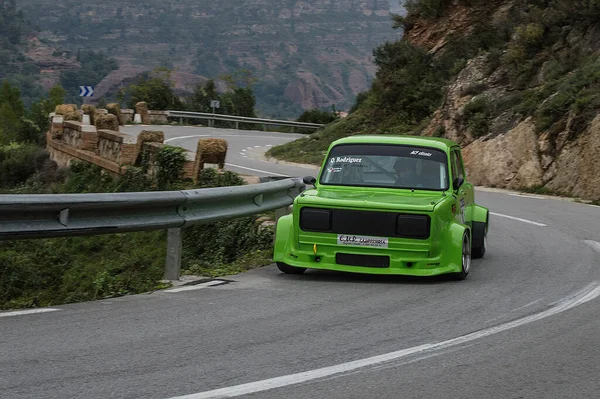 Carro Pequeno Clássico Rali Asfalto Simca 1000 Rallye — Fotografia de Stock