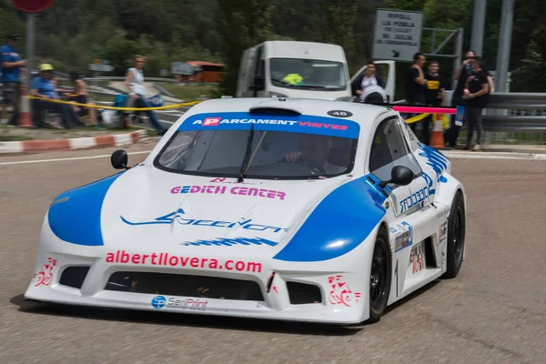 Snelle Speciale Speed Car Asfalt Rally — Stockfoto