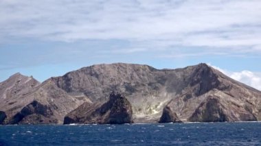 Neuseeland 'deki Vulkaninsel Beyaz Adası.