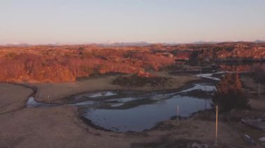 Sahil şeridinin en üst manzarası