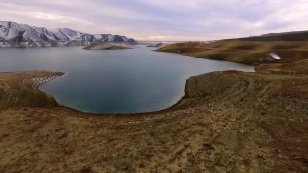 アルメニアのアララト地方にあるアザト貯水池 — ストック動画