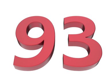 3d numara izole doku arkaplan oluşturucu