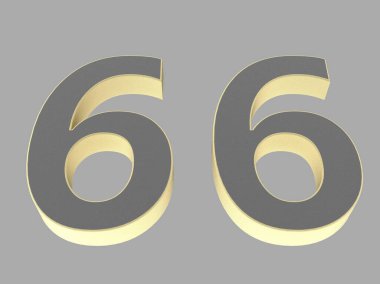 3d numara izole doku oluşturma arkaplan çizimi