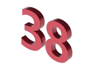 3d numara izole doku oluşturma arkaplan çizimi