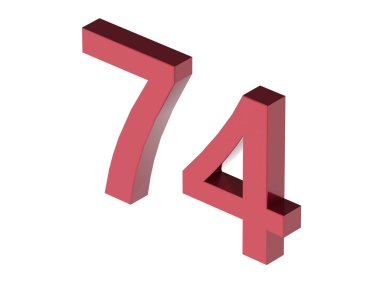 3d numara izole doku arkaplan oluşturucu