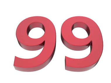 3d numara izole doku arkaplan oluşturucu