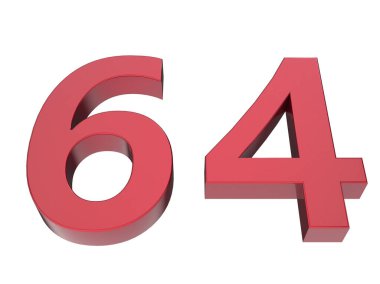 3d numara izole doku arkaplan oluşturucu