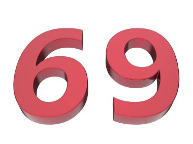 3d numara izole doku arkaplan oluşturucu