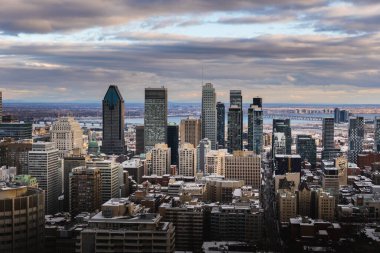 Montreal, Kanada 'nın büyüleyici manzarası