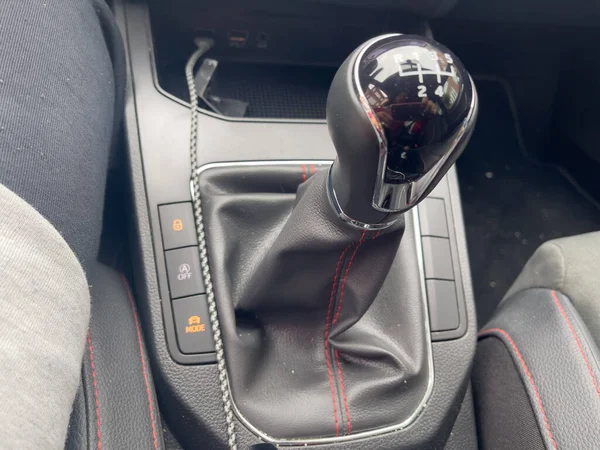 Manual Gearbox Handle Car — Stock Photo, Image