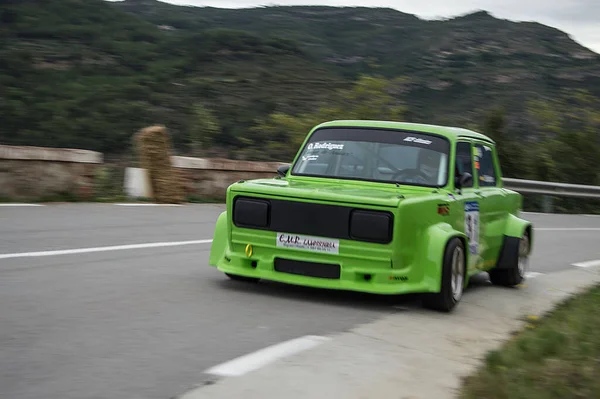 Carro Pequeno Clássico Rali Asfalto Simca 1000 Rallye — Fotografia de Stock