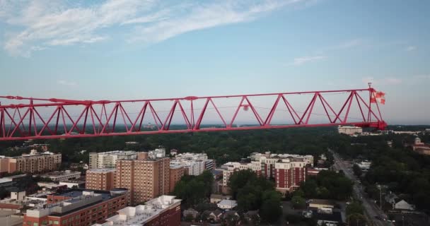 Vistas Diferentes Belos Edifícios Modernos Grande Cidade — Vídeo de Stock