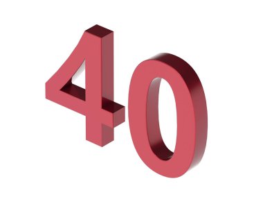 3d numara izole doku oluşturma arkaplan çizimi