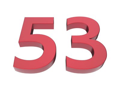 3d numara izole doku arkaplan oluşturucu