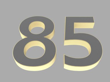 3d numara izole doku oluşturma arkaplan çizimi