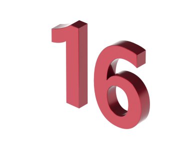 3d numara izole doku oluşturma arkaplan çizimi