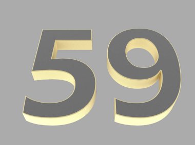 3d numara izole doku oluşturma arkaplan çizimi