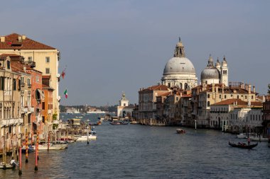 Santa Maria Della Bazilikası Büyük Kanal, Venedik, İtalya