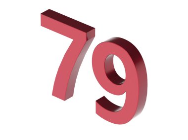 3d numara izole doku arkaplan oluşturucu