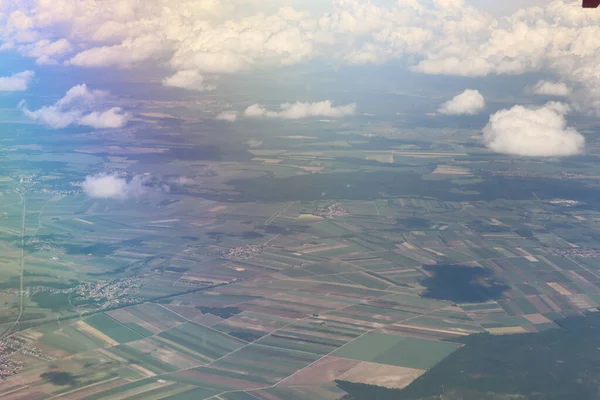 Снимок Летающего Самолета — стоковое фото