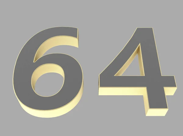 3D番号独立したレンダリングイラストのテクスチャ — ストック写真