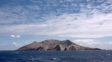 Neuseeland 'deki Vulkaninsel Beyaz Adası.