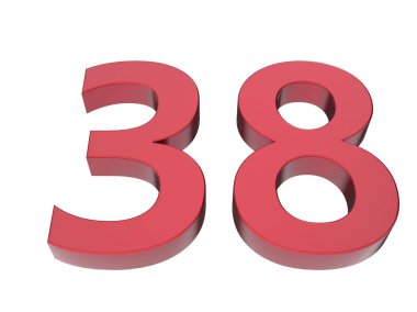 3d numara izole doku oluşturma arkaplan çizimi