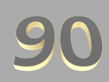 3d numara izole doku oluşturma arkaplan çizimi