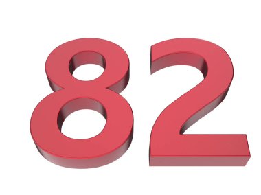 3d numara izole doku arkaplan oluşturucu