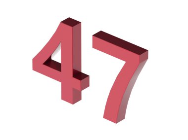 3d numara izole doku oluşturma arkaplan çizimi