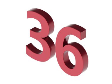 3d numara izole doku oluşturma arkaplan çizimi